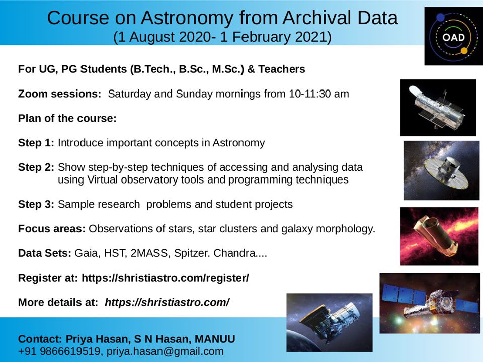 astronomy data analysis lectures