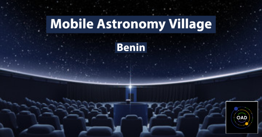 mobile planetarium in Benin